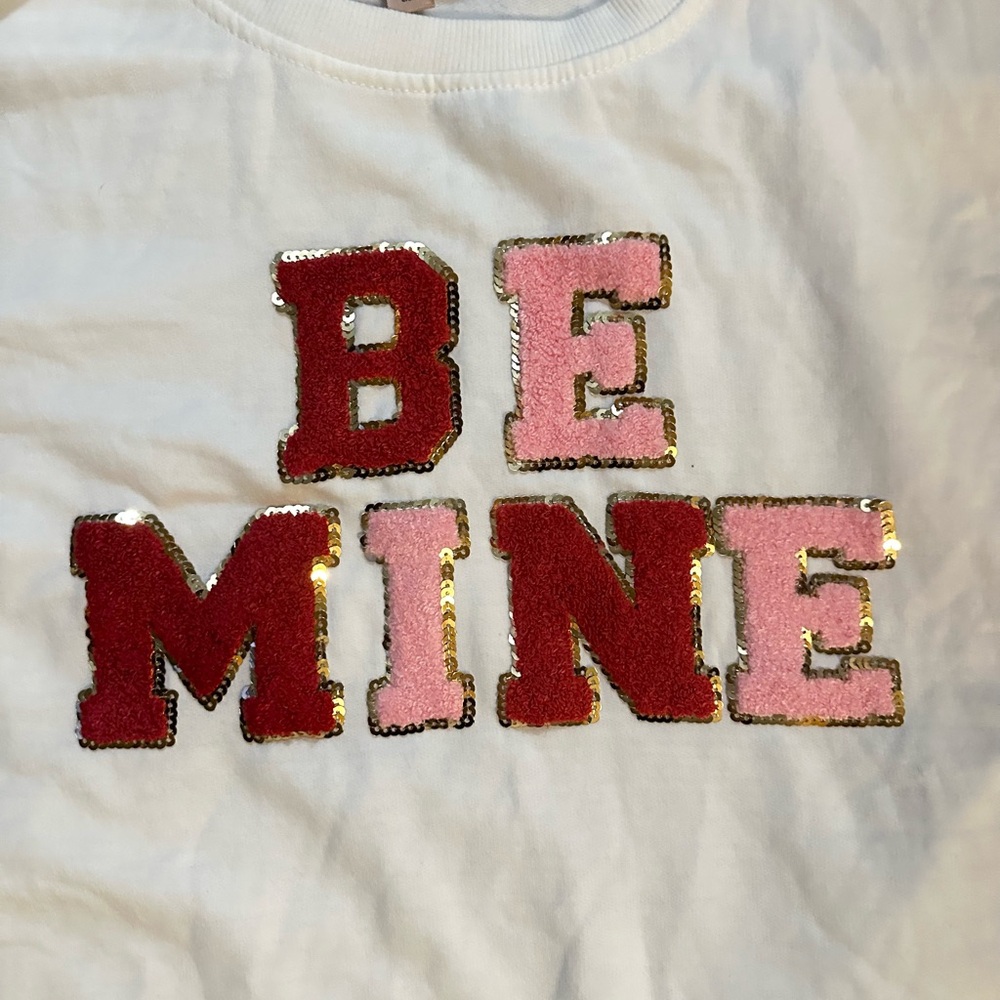 White Oversized Valentine Sweatshirt Philosophy XL - Picture 2 of 3